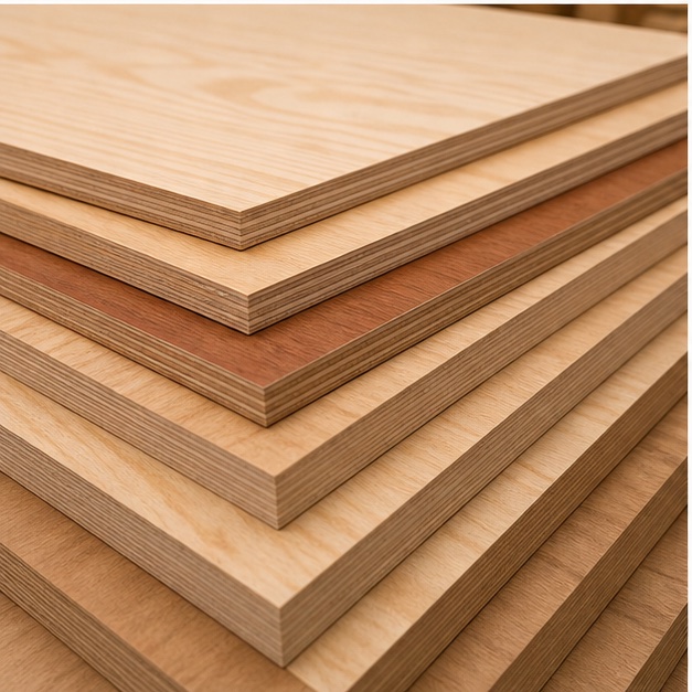 Representative plywood sheets for furniture and interior projects