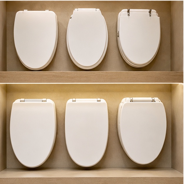 Toilet seats selected for the Bathroom Essentials collection